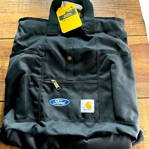 Carhartt tote backpack combo with Ford logo